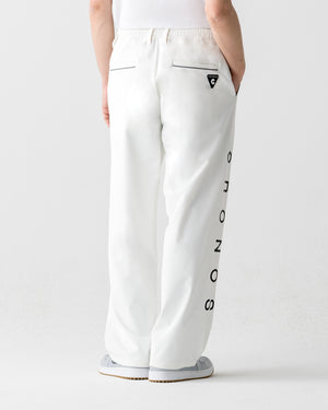 CRONOS BLACK DUAL TONE PANTS【WHITE×BLACK】