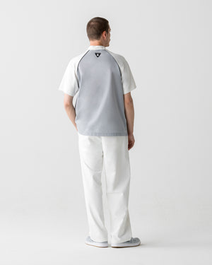 CRONOS BLACK DUAL TONE PANTS【WHITE×BLACK】
