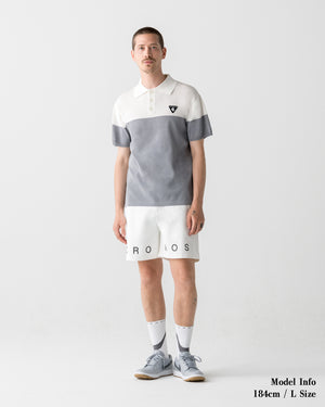 CRONOS BLACK DUAL TONE SHORTS【WHITE×BLACK】