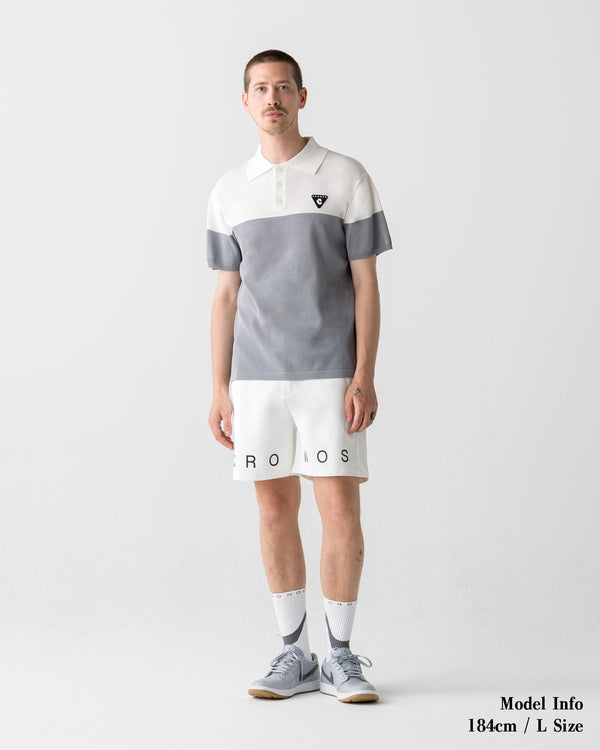 CRONOS BLACK DUAL TONE SHORTS【WHITE×BLACK】