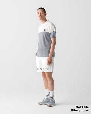 CRONOS BLACK DUAL TONE SHORTS【WHITE×BLACK】