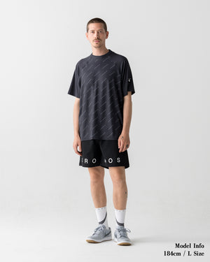 CRONOS BLACK DUAL TONE SHORTS【BLACK×WHITE】