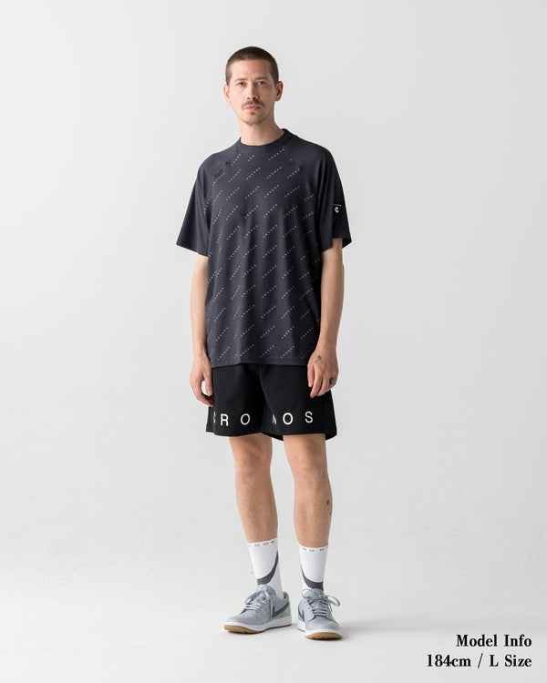 CRONOS BLACK DUAL TONE SHORTS【BLACK×WHITE】