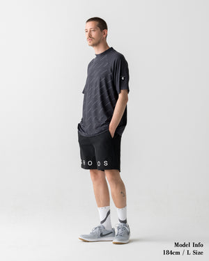 CRONOS BLACK DUAL TONE SHORTS【BLACK×WHITE】