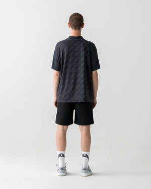 CRONOS BLACK DUAL TONE SHORTS【BLACK×WHITE】