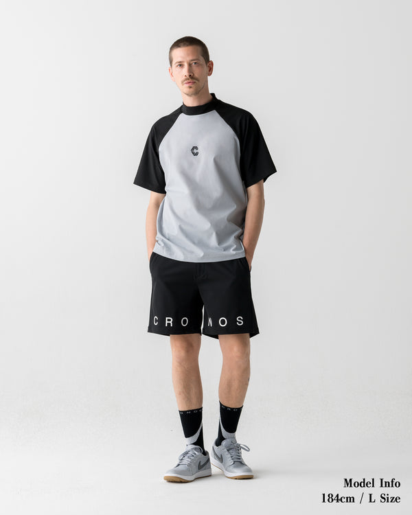 CRONOS BLACK DUAL TONE SHORTS【BLACK×WHITE】