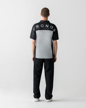 CRONOS BLACK DUAL TONE PANTS【BLACK×WHITE】