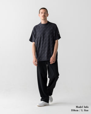 CRONOS BLACK DUAL TONE PANTS【BLACK×WHITE】
