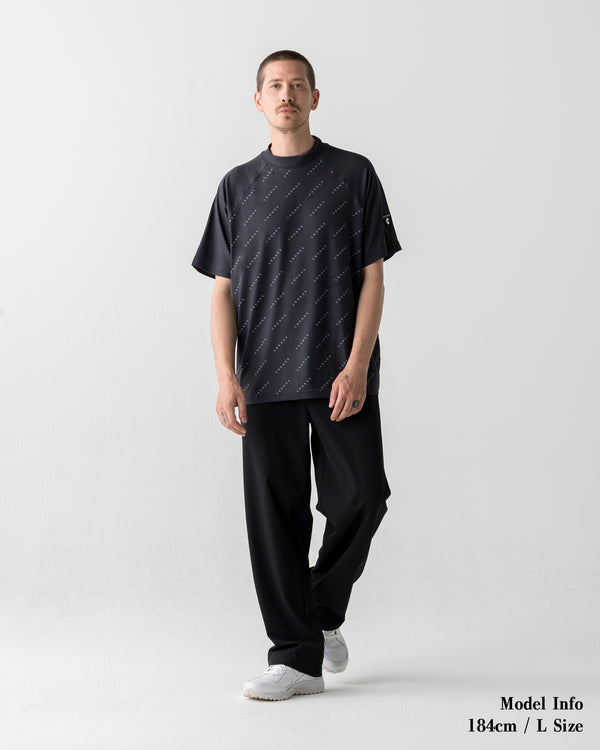 CRONOS BLACK DUAL TONE PANTS【BLACK×WHITE】