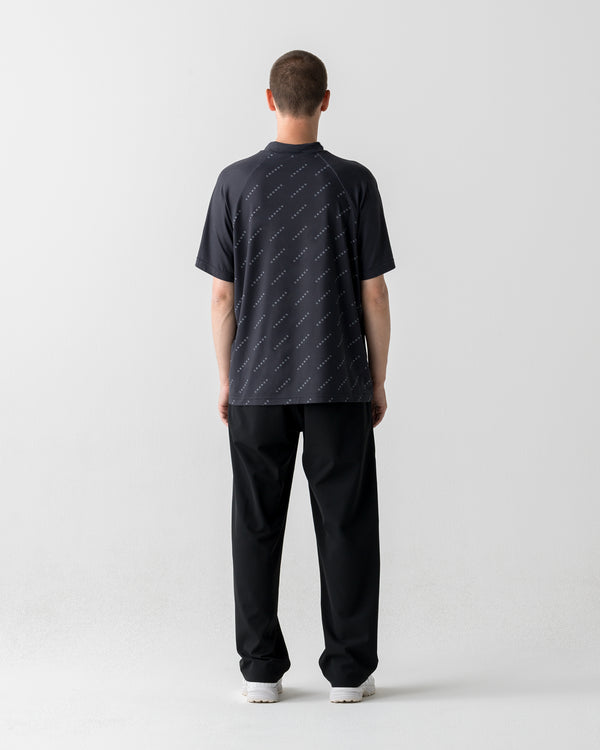 CRONOS BLACK DUAL TONE PANTS【BLACK×WHITE】