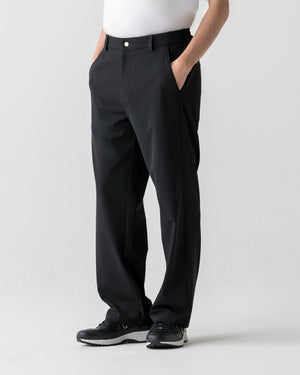 CRONOS BLACK DUAL TONE PANTS【BLACK×WHITE】