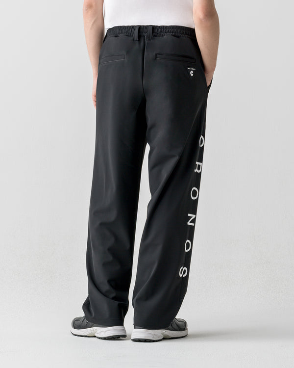 CRONOS BLACK DUAL TONE PANTS【BLACK×WHITE】