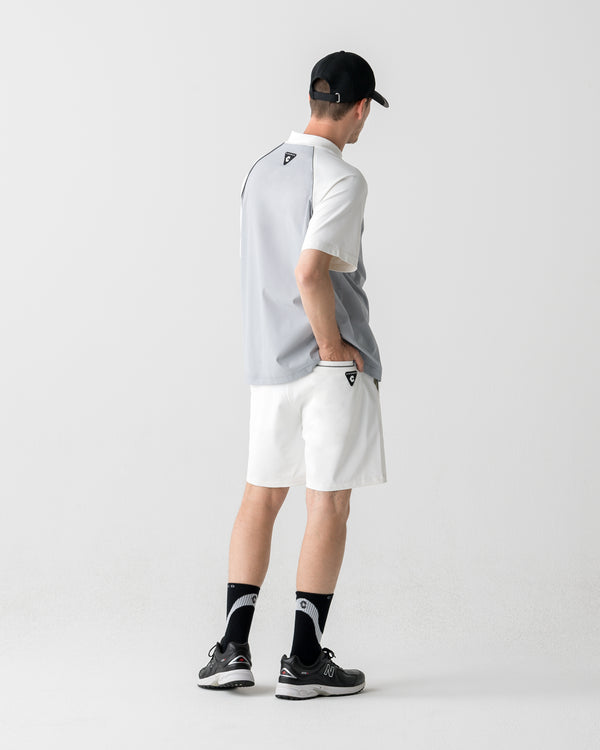 CRONOS BLACK DUAL TONE SHORTS【WHITE×BLACK】