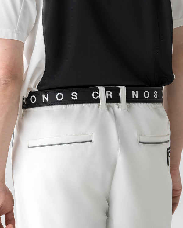 CRONOS BLACK LOGO GOLF BELT【BLACK】