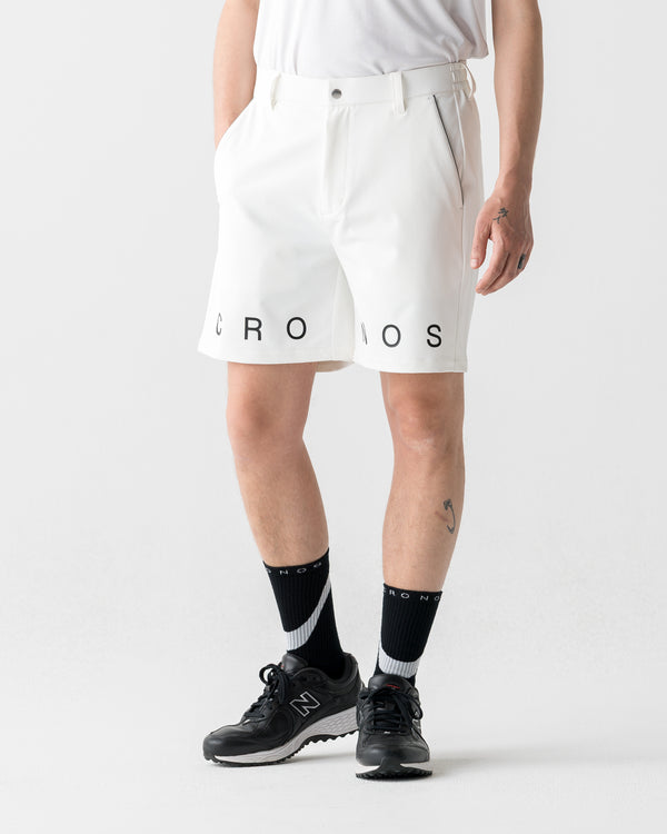 CRONOS BLACK DUAL TONE SHORTS【WHITE×BLACK】
