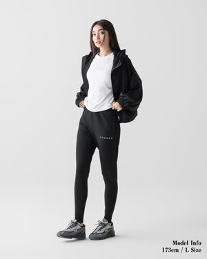 CRONOS WOMEN LIGHT STRETCH HOODIE【BLACK】