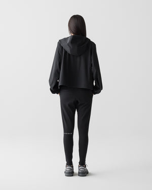 CRONOS WOMEN LIGHT STRETCH HOODIE【BLACK】
