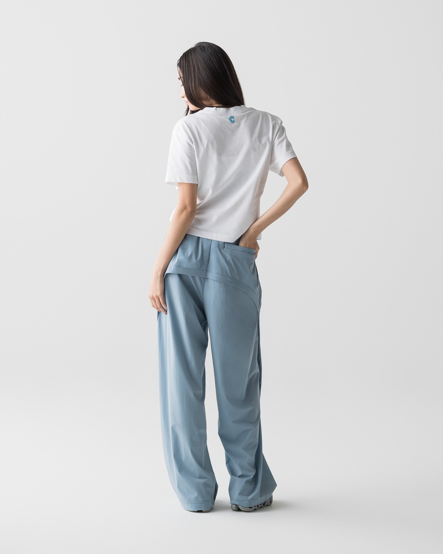 CRONOS WOMEN LIGHT STRETCH PANTS【BLUE】