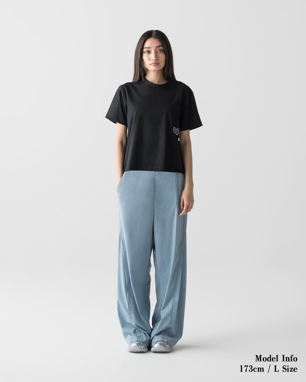 CRONOS WOMEN COOL FEEL T-SHIRTS【BLACK】