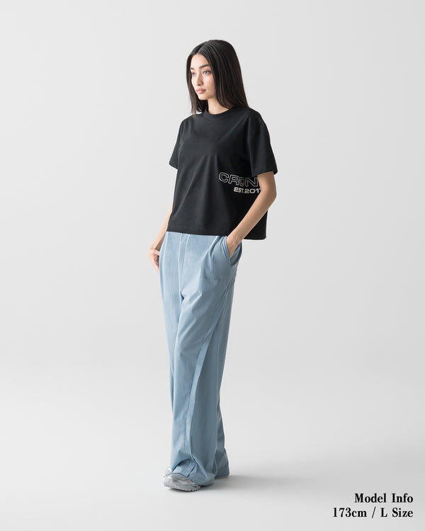 CRONOS WOMEN COOL FEEL T-SHIRTS【BLACK】