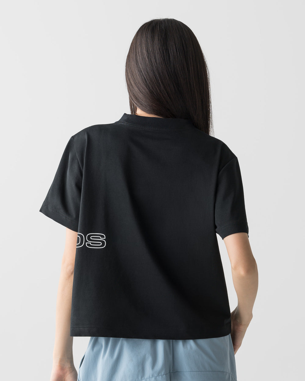 CRONOS WOMEN COOL FEEL T-SHIRTS【BLACK】