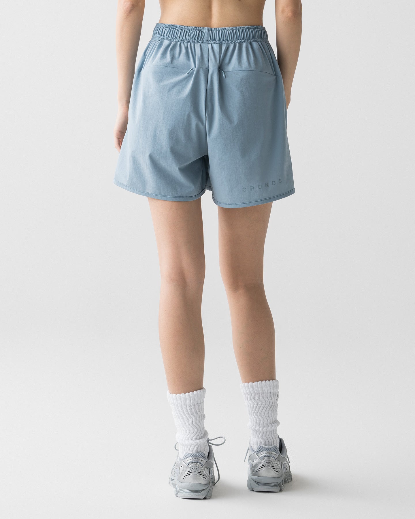 CRONOS WOMEN LIGHT STRETCH SHORTS【BLUE】