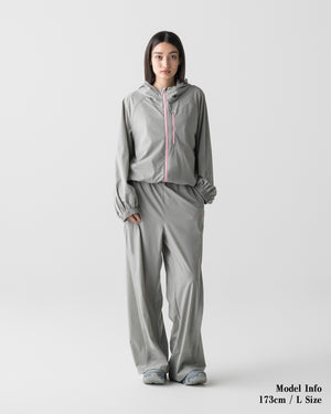 CRONOS WOMEN LIGHT STRETCH HOODIE【GRAY】