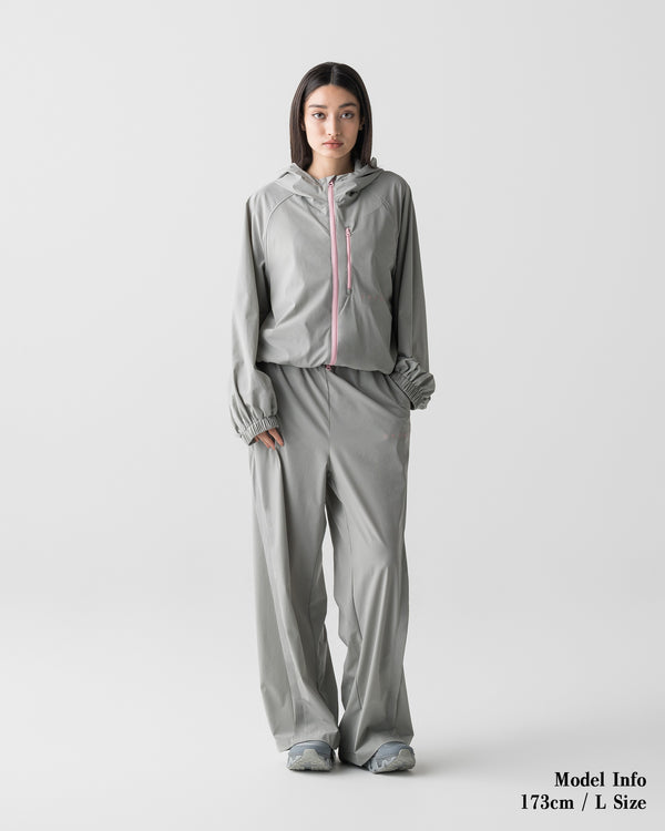 CRONOS WOMEN LIGHT STRETCH HOODIE【GRAY】