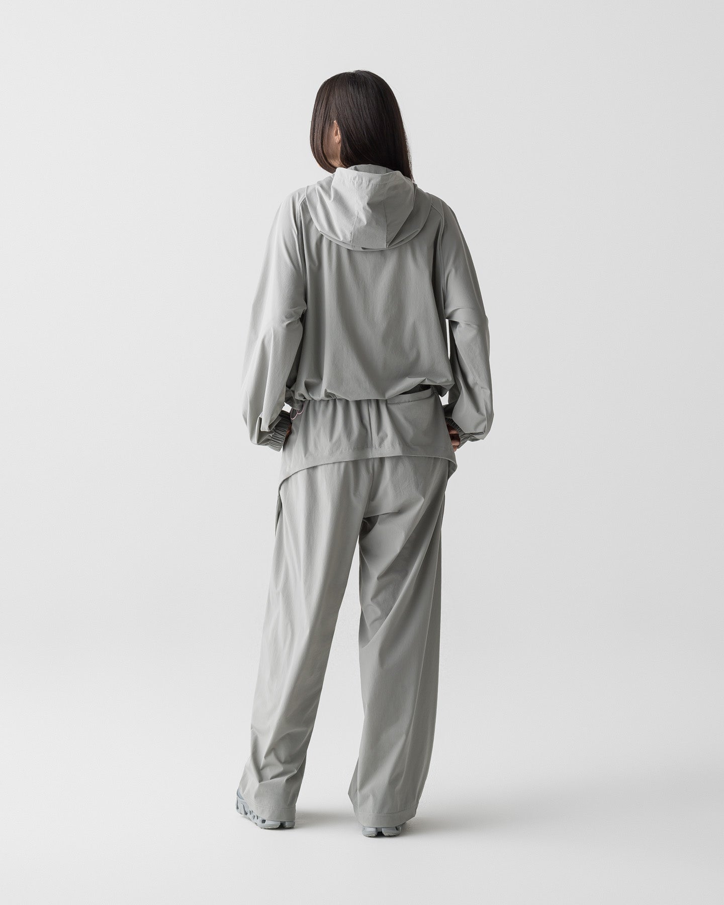 CRONOS WOMEN LIGHT STRETCH HOODIE【GRAY】