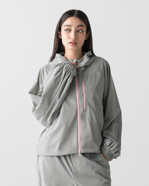CRONOS WOMEN LIGHT STRETCH HOODIE【GRAY】