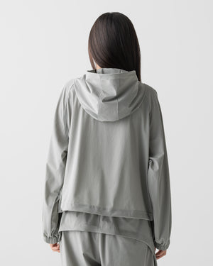 CRONOS WOMEN LIGHT STRETCH HOODIE【GRAY】