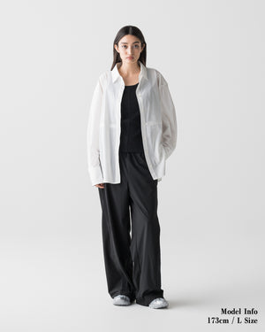 CRONOS WOMEN LIGHT STRETCH SHIRT【WHITE】