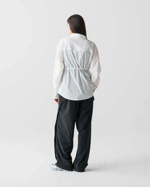 CRONOS WOMEN LIGHT STRETCH SHIRT【WHITE】