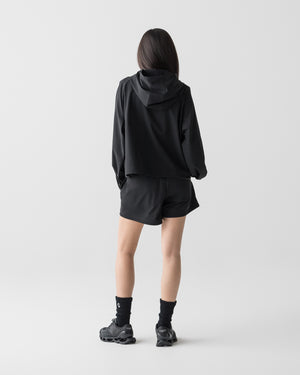 CRONOS WOMEN LIGHT STRETCH HOODIE【BLACK】