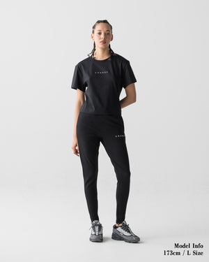 CRONOS WOMEN MINI FIT T-SHIRTS【BLACK】