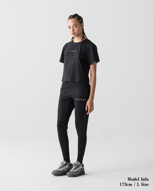 CRONOS WOMEN MINI FIT T-SHIRTS【BLACK】