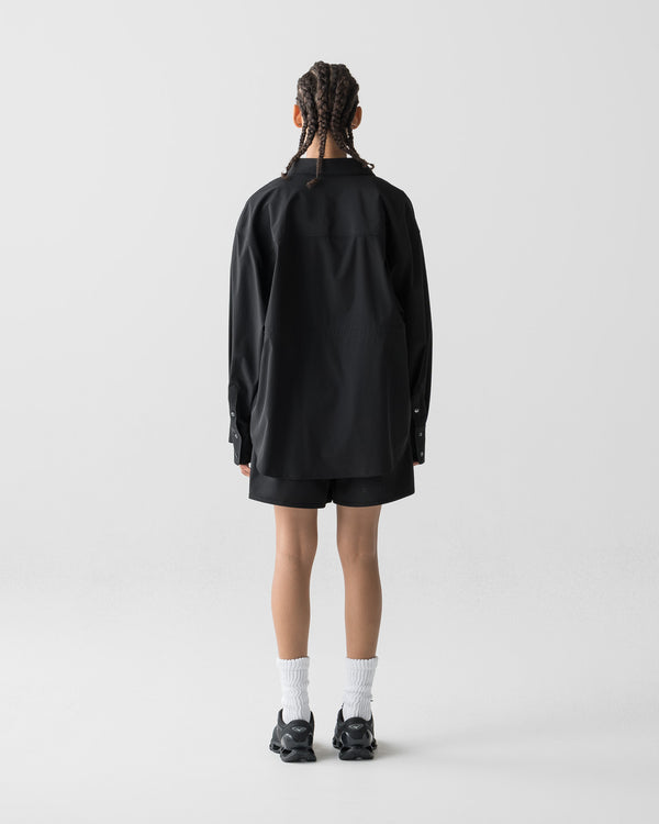 CRONOS WOMEN LIGHT STRETCH SHORTS【BLACK】