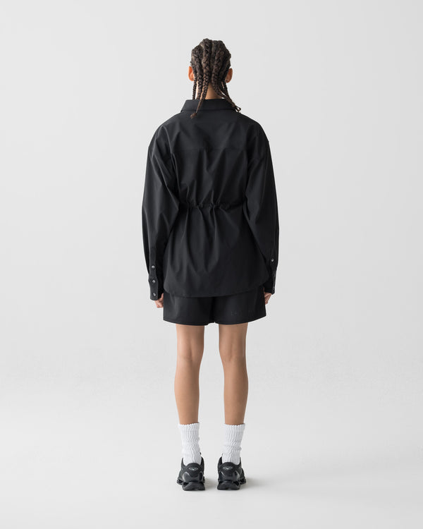 CRONOS WOMEN LIGHT STRETCH SHIRT【BLACK】