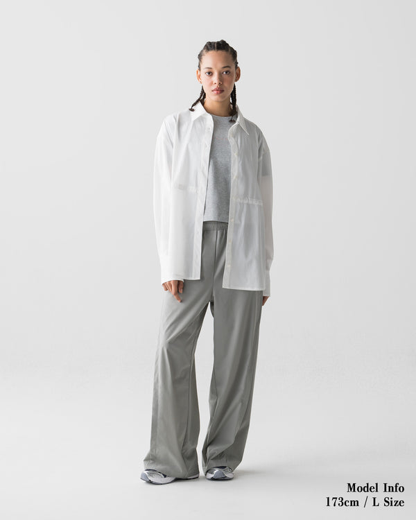 CRONOS WOMEN LIGHT STRETCH SHIRT【WHITE】