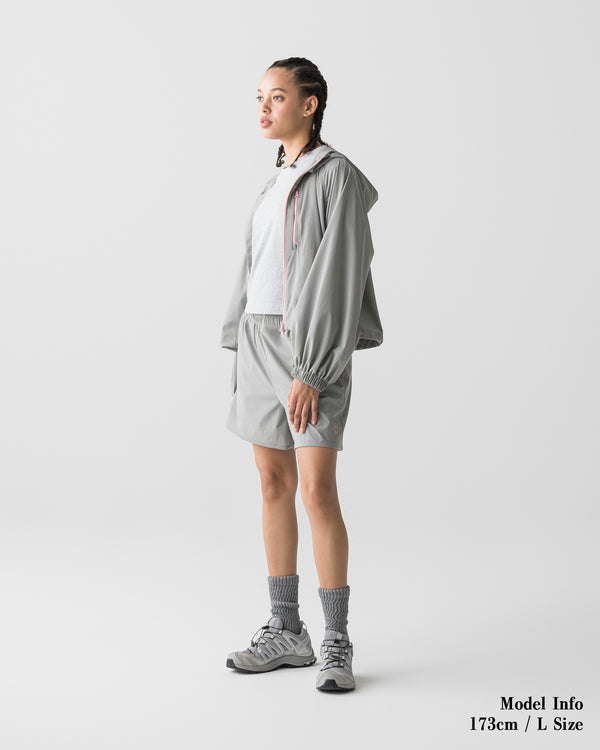 CRONOS WOMEN LIGHT STRETCH SHORTS【GRAY】