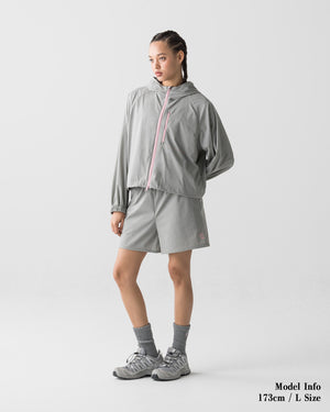 CRONOS WOMEN LIGHT STRETCH SHORTS【GRAY】