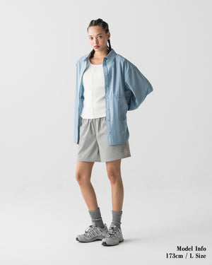CRONOS WOMEN LIGHT STRETCH SHIRT【BLUE】