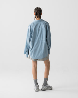 CRONOS WOMEN LIGHT STRETCH SHIRT【BLUE】
