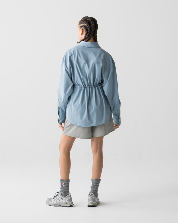 CRONOS WOMEN LIGHT STRETCH SHORTS【GRAY】