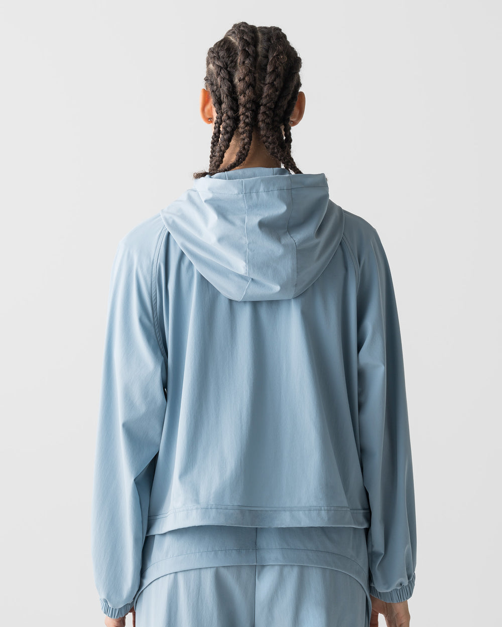 CRONOS WOMEN LIGHT STRETCH HOODIE【BLUE】