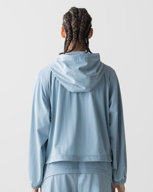 CRONOS WOMEN LIGHT STRETCH HOODIE【BLUE】