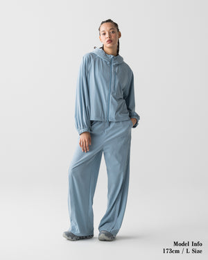 CRONOS WOMEN LIGHT STRETCH HOODIE【BLUE】