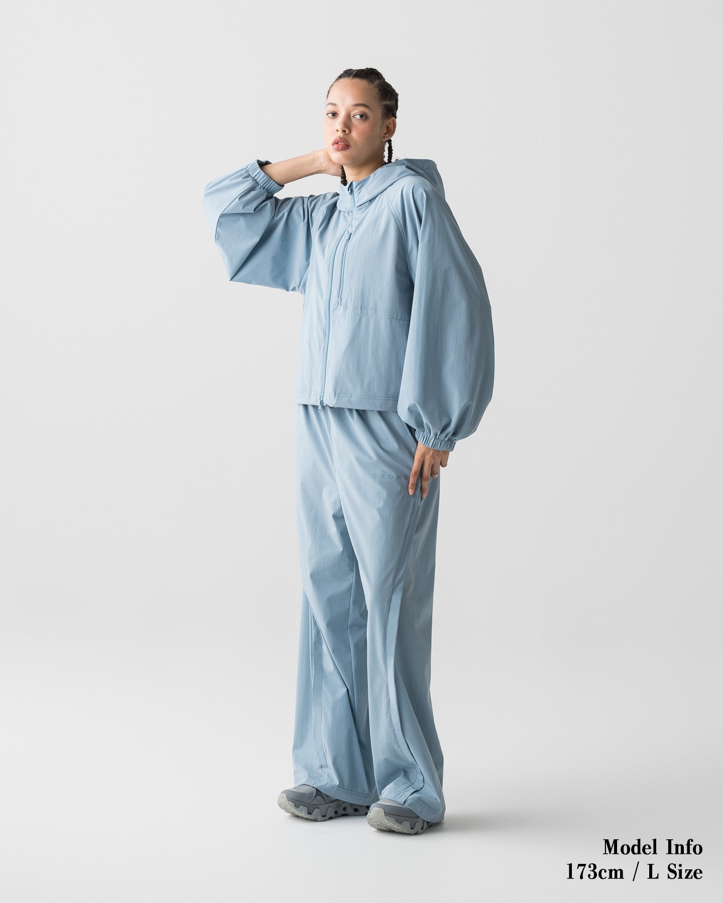 CRONOS WOMEN LIGHT STRETCH PANTS【BLUE】