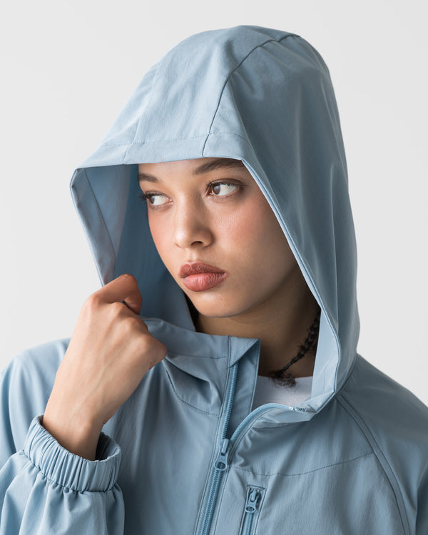 CRONOS WOMEN LIGHT STRETCH HOODIE【BLUE】