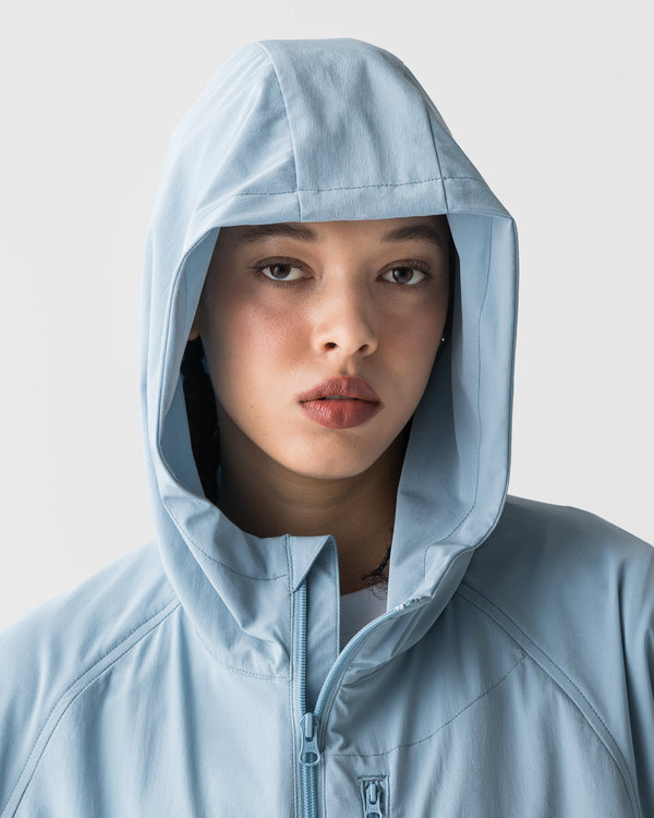 CRONOS WOMEN LIGHT STRETCH HOODIE【BLUE】